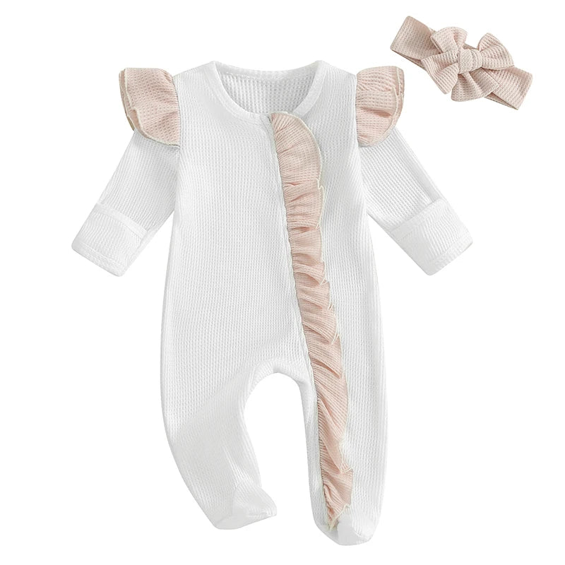 Bambino’s Classic Ruffle Onepiece Set