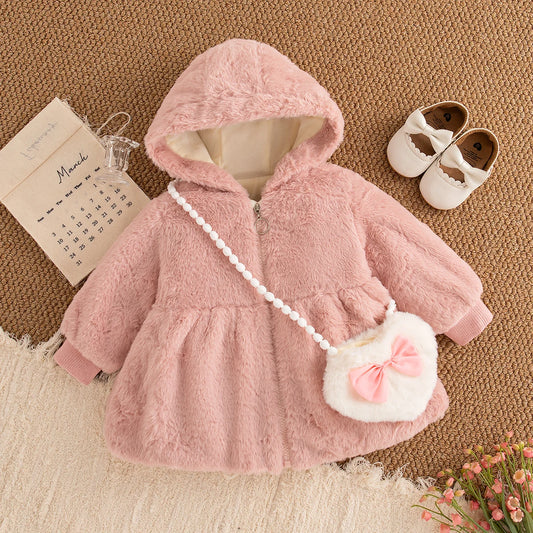 Bambino's Plushy Jas En Tas Set