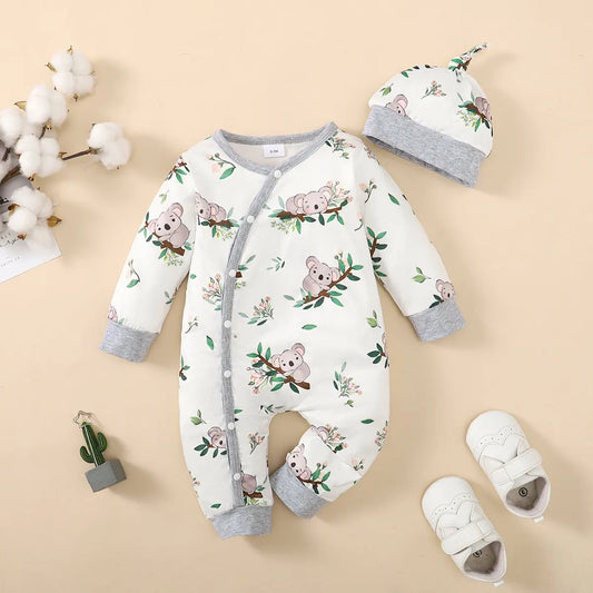 Bambino's Romper En Muts Set