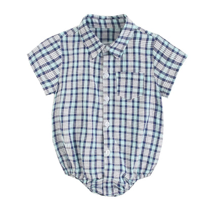 Bambino's Geruitte Romper