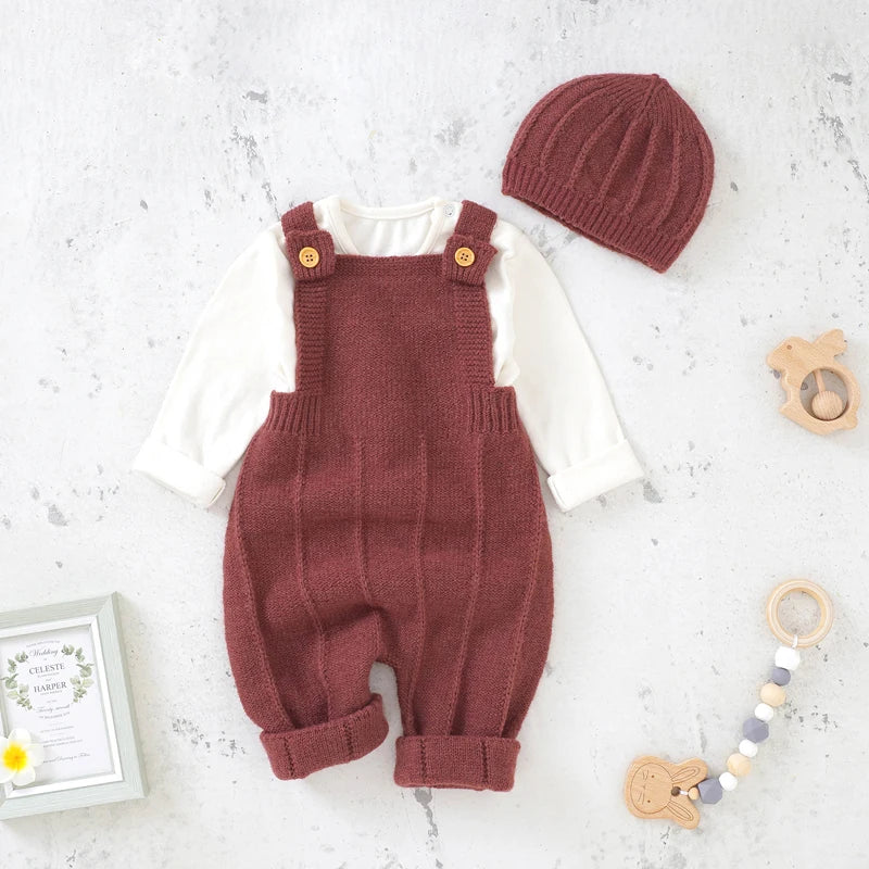 Bambino's Romper En Muts Set