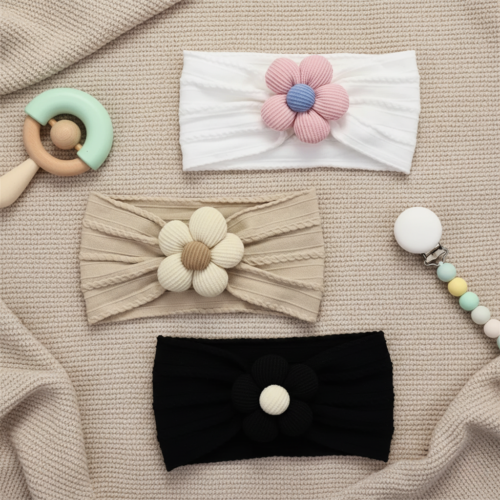 Bambino's Bloemen Haarband