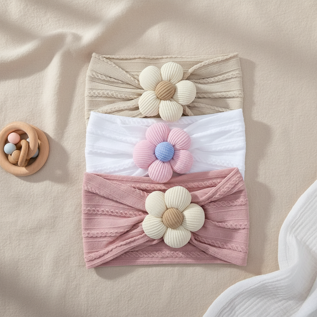 Bambino's Bloemen Haarband