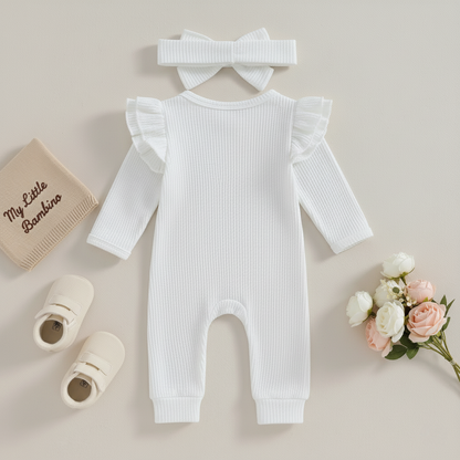 Bambino's Romper En Strik Set
