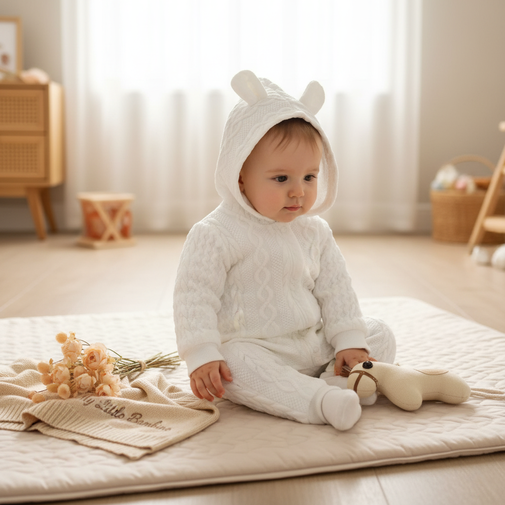 Bambino's Gebreide Onesie