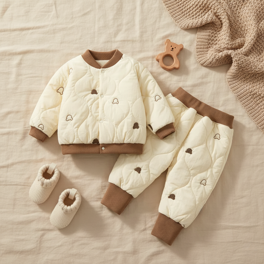 Bambino's Teddybeer Jas En Broek Set