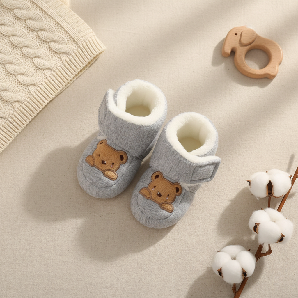 Bambino’s Cozy Winter Slofjes