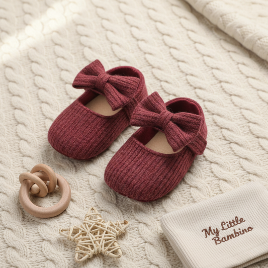 Bambino’s Gebreide Strik Slofjes