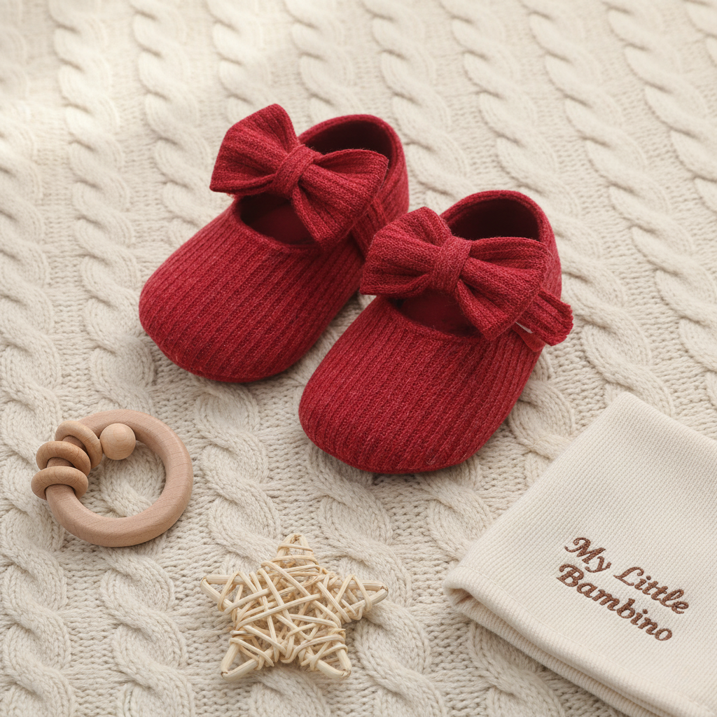 Bambino’s Gebreide Strik Slofjes