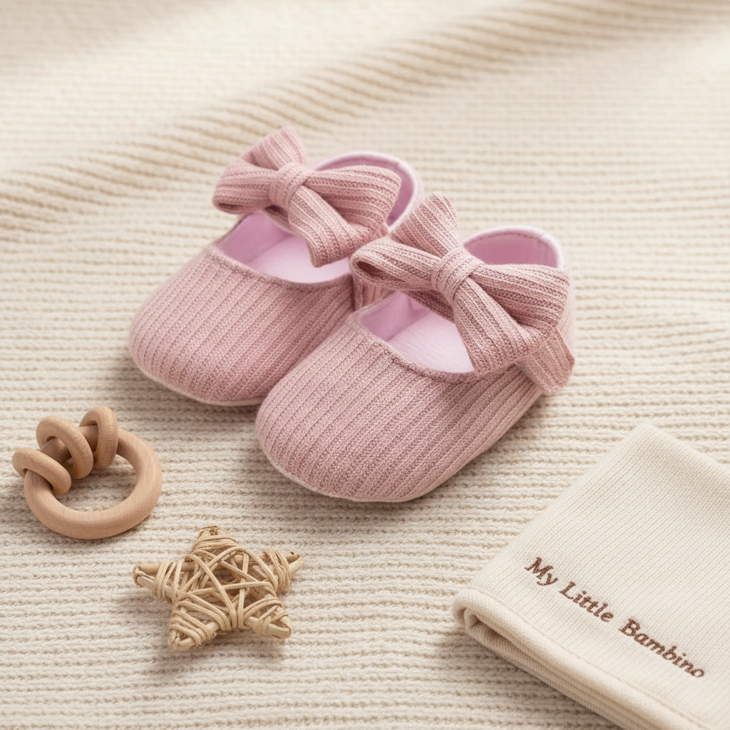 Bambino’s Gebreide Strik Slofjes