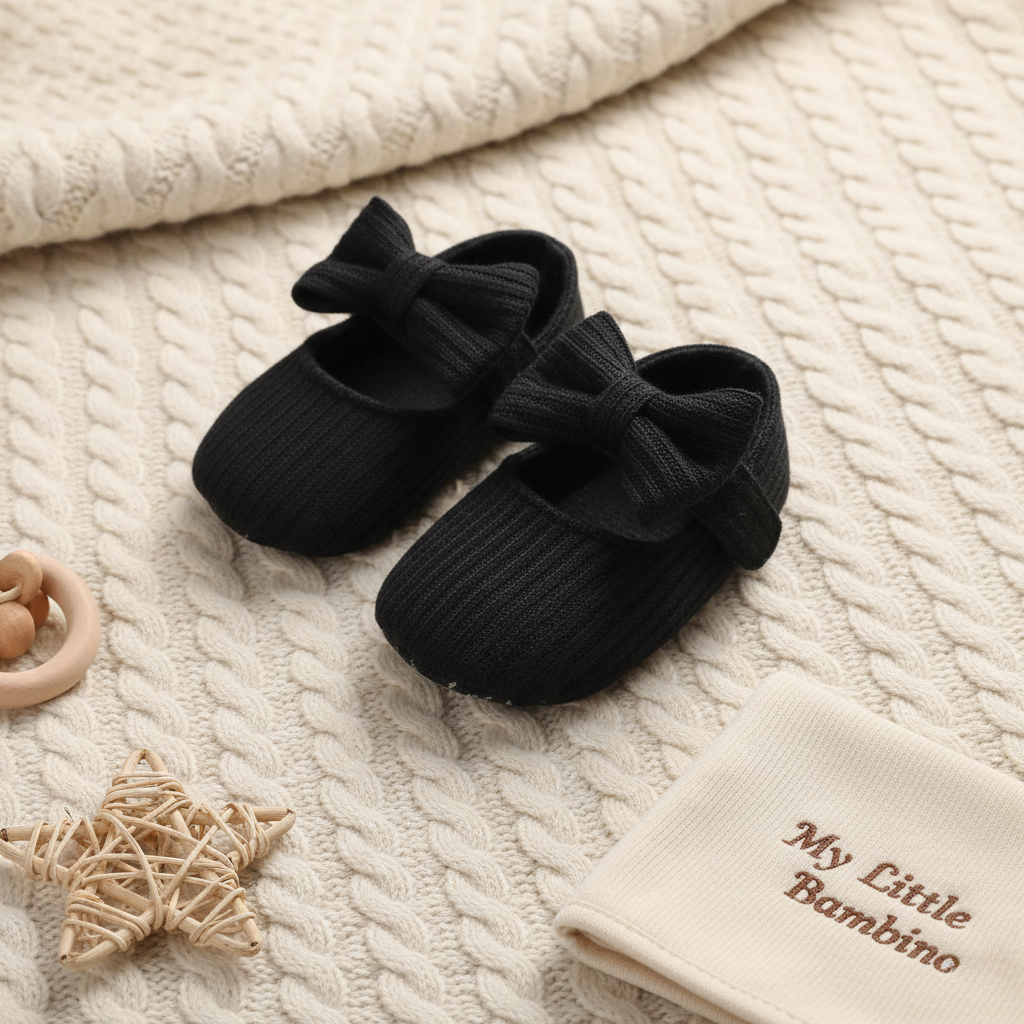 Bambino’s Gebreide Strik Slofjes