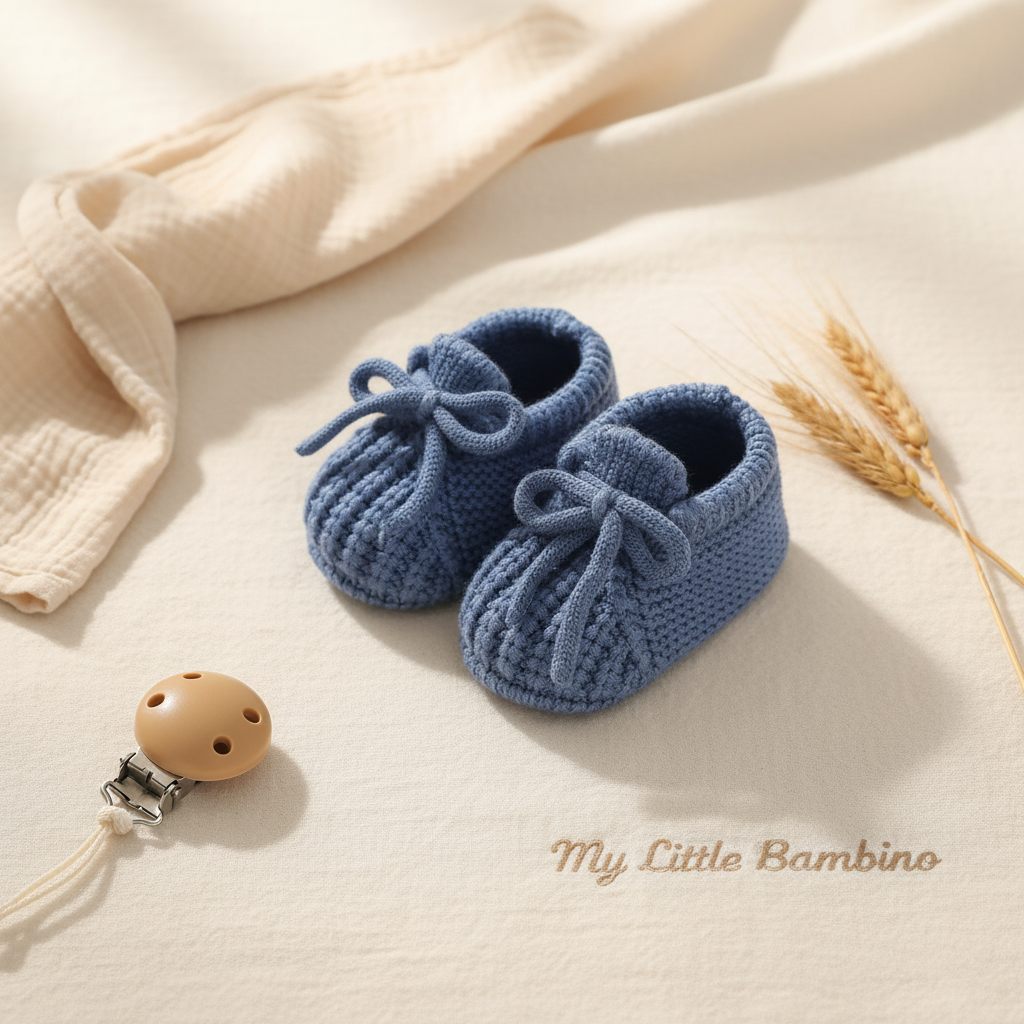 Bambino’s Gebreide Strik Slofjes