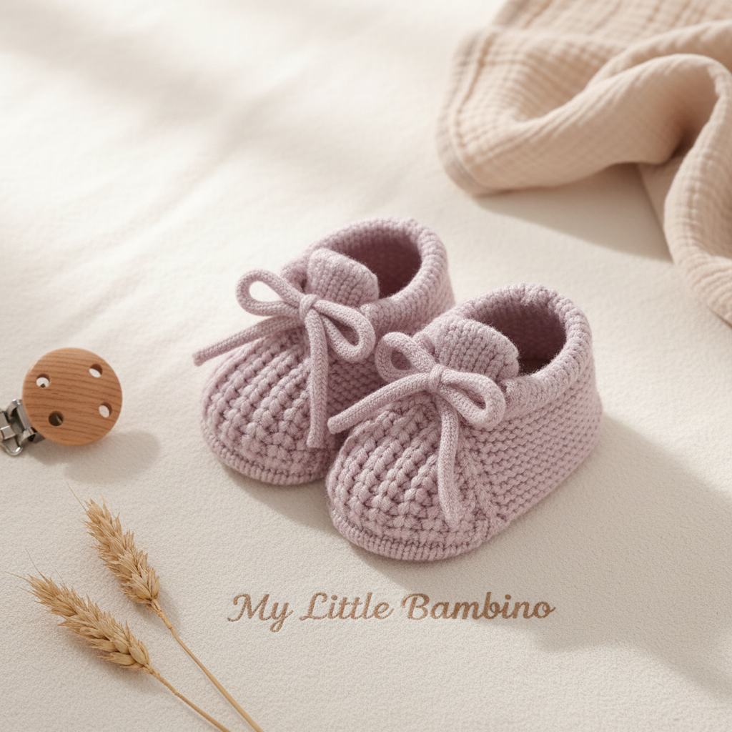 Bambino’s Gebreide Strik Slofjes
