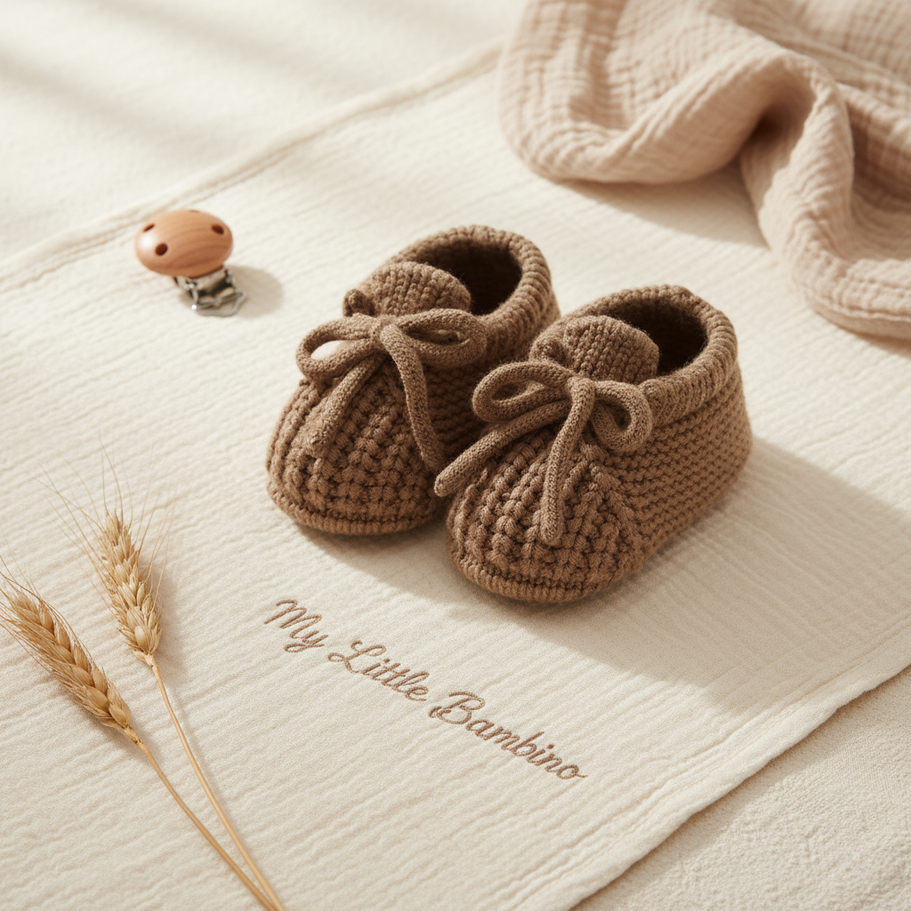 Bambino’s Gebreide Strik Slofjes