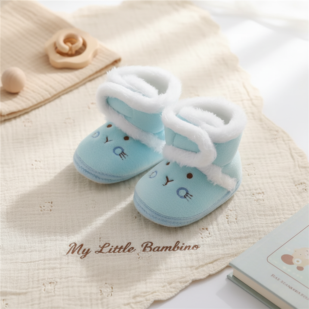 Bambino’s Pluche Winter Slofjes